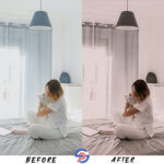 almond pro presets before and after look on girls take care of pet animals