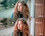 cinematic brown before and after look