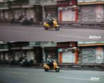 cinematic overture contrast before and after lut look