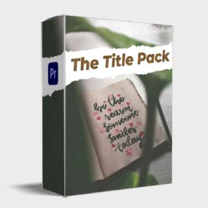 Ultimate title bundle for premier pro