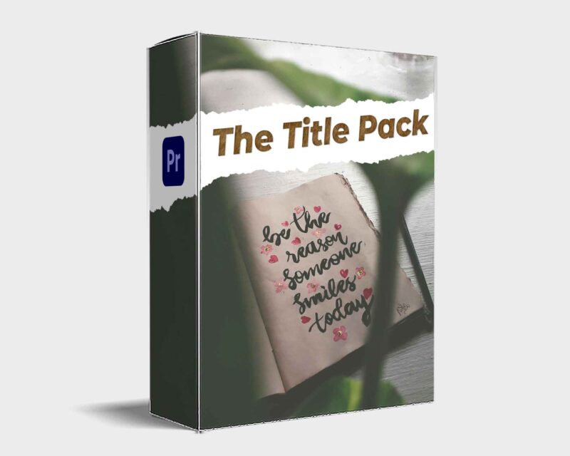 Ultimate title bundle for premier pro