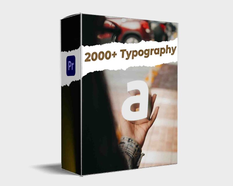 typography for premier pro